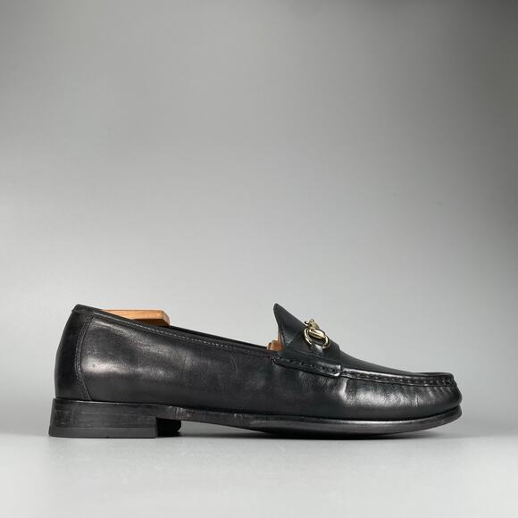 Cole Haan Pinch Men’s 9 W Black Leather Slip On Lincoln Bit Loafers Dress Shoes - Picture 6 of 9